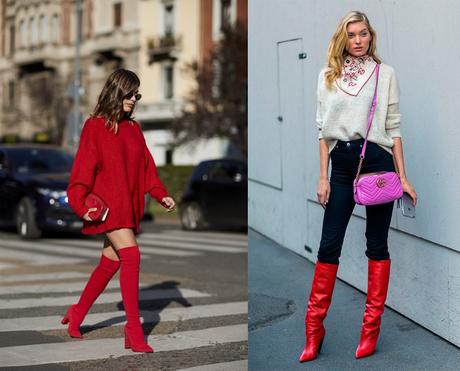 El color del otoño; el rojo