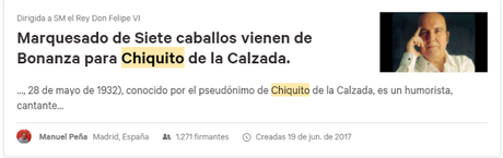 Emotivo homenaje de @Campofrio_es a #ChiquitoDeLaCalzada #CondeMor