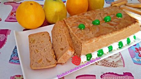 Pudín de Naranja , Plátano y Manzana