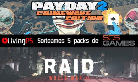 Sorteamos 5 packs de Raid: World War II + PayDay 2 Crimewave Edition