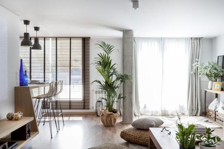 Espacios para disfrutar con amigos Persiana veneciana de madera