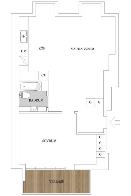 estilo nórdico decoración interiores decoración áticos blog decoración ático planta abierta ático pequeño atico nórdico ático diáfano 