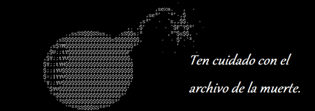 El archivo de la muerte ( 42.zip) El Zip Bomba que es un virus de 42 kb.