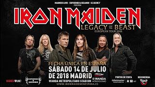 Concierto de Iron Maiden en el Wanda Metropolitano