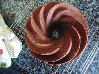 Bundt cake extra de chocolate