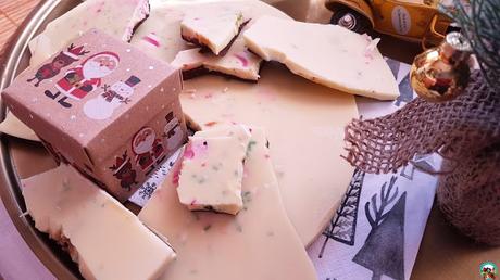 Turrón de chocolate y caramelos