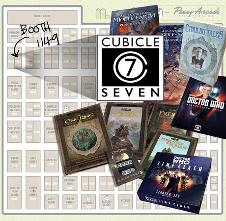 Onyx Path y Cubicle7 en el Pax Unplugged