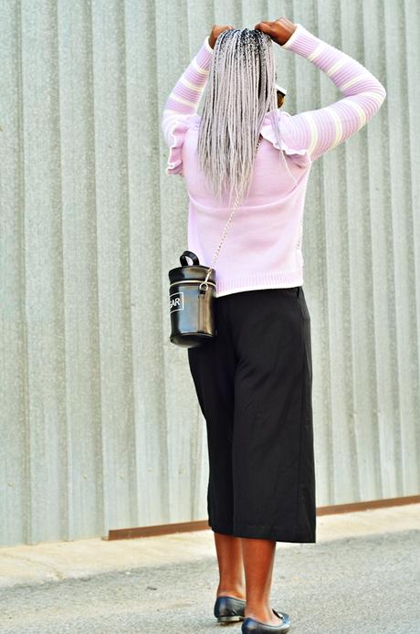 VIOET SWEATER+CULOTTE PANTS