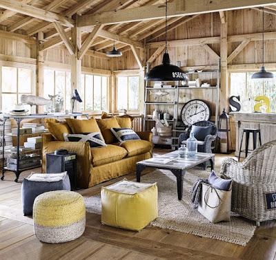 Livings en Estilo Rustico