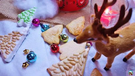 Galletas abetos de navidad