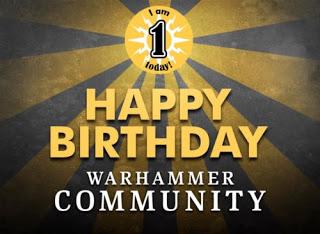 Resumen de Warhammer Community: Feliz 1ª aniversario