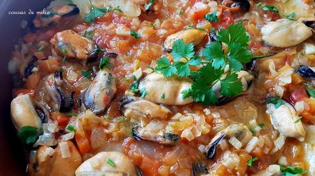 Mejillones guisados a mi estilo Mejillones guisados a mi estilo