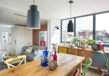 Color y luz en una vivienda de Barcelona