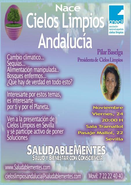 Mi próxima charla de CIELOS LIMPIOS en SEVILLA  el 24.11