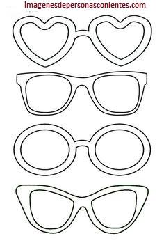 dibujos de lentes para imprimir niños