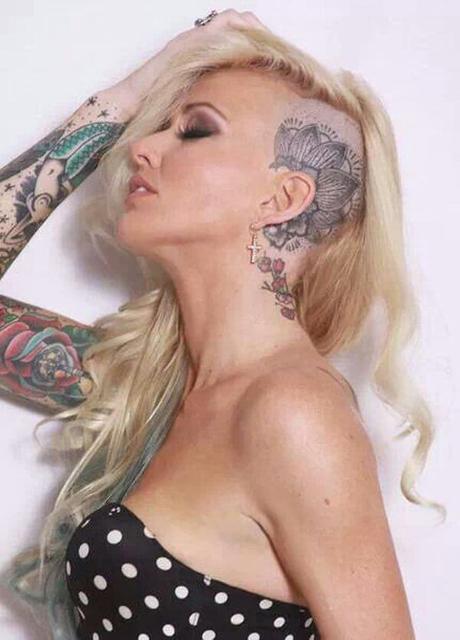 25 personas locas que decidieron tatuarse la cabeza - Tatuajes locos de Cabeza