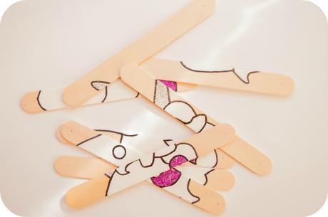 DIY: Puzzle unicornio con palos de helado