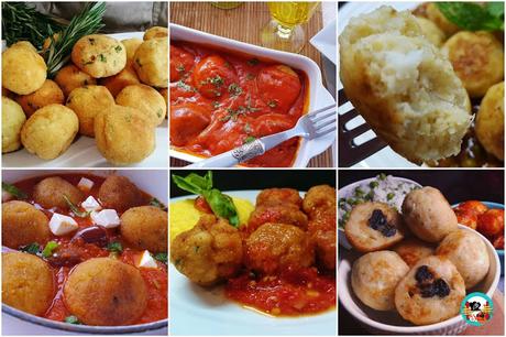 Pimientos rellenos con albóndigas Pimientos rellenos con albóndigas