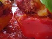 Pimientos rellenos albóndigas