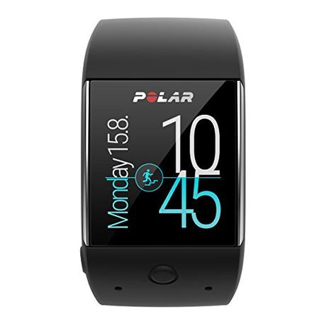 Polar M600 - Smartwatch con GPS integrado y pulsómetro HR en la muñeca, color negro