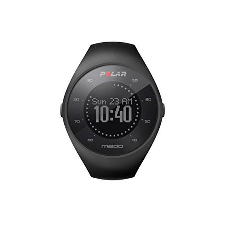 Polar M200-Reloj de Carrera con GPS y Frecuencia Cardíaca en la Muñeca, Color, Unisex, Negro, M/L