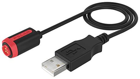 Polar Loop - Cable de carga, USB A, color negro y rojo