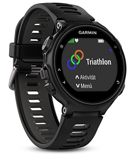 Garmin Forerunner 735XT - Reloj multisport con GPS, tecnología pulsómetro integrado, unisex, color negro y gris