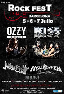 El Rock Fest Bcn 2018 tendrá a Ozzy Osbourne y Kiss