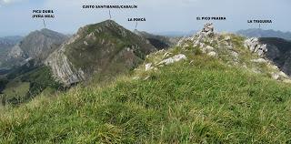 Pola del Pino-Cueto Santibanes (o Cabalín)-El Pico Praera