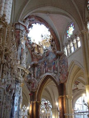 Resultado de imagen de primer transparente de la catedral de Toledo