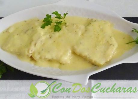 Bacalao en salsa bearnesa
