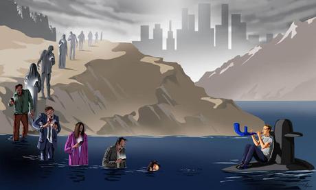 Sad World - Las nuevas ilustraciones satíricas de Gunduz Agayev