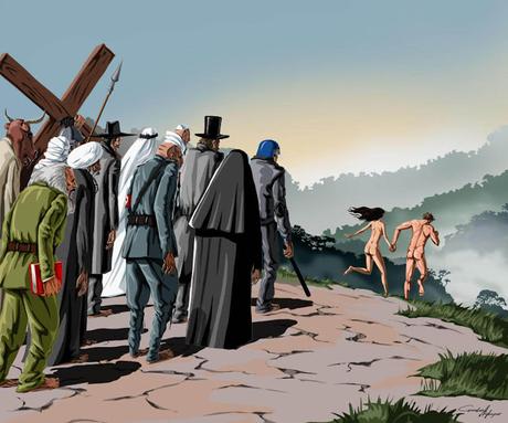 Sad World - Las nuevas ilustraciones satíricas de Gunduz Agayev