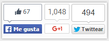 Botones para compartir en Redes Sociales Botones para compartir en Redes Sociales