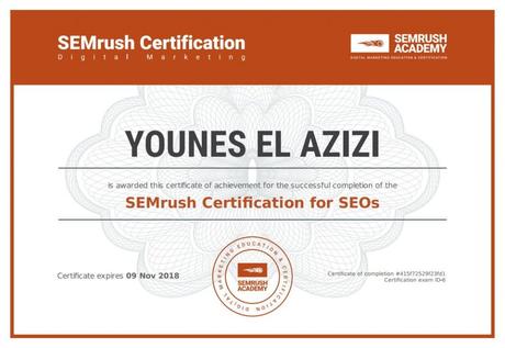 certificación semrush