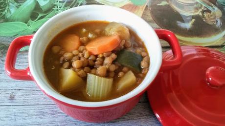 Lentejas con verduras Lentejas con verduras