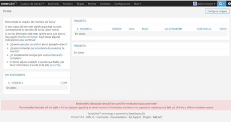 Como cambiar el idioma a español en el SonarQube Como cambiar el idioma a español en el SonarQube