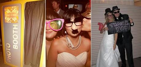 Photobooths y photocall con gafas en bodas y fiestas