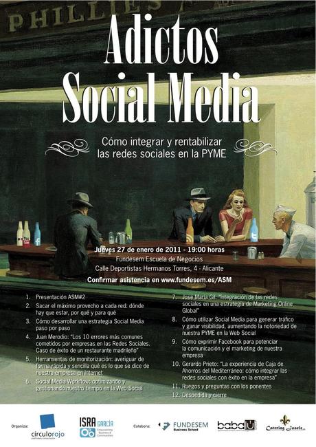 Agenda Jornada Fundesem Adictos a la Social Media Agenda Jornada Fundesem Adictos a la Social Media
