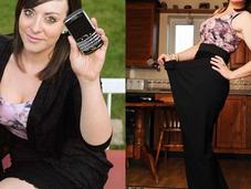 Bajó kilos ocho meses gracias Blackberry