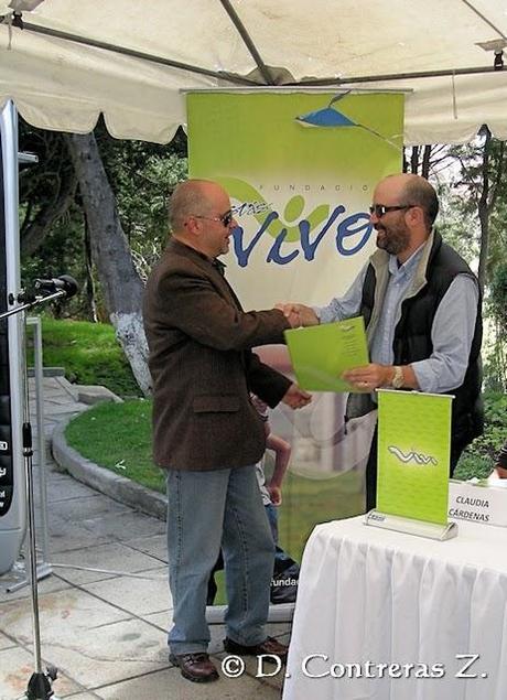 PREMIO “Especies en peligro de extinción” de la Fundación Estás Vivo, La Paz, Bolivia, 1 de marzo de 2011