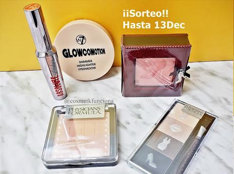 Sorteo Cosmetkfunciona. Hasta el 13 de diciembre 2017