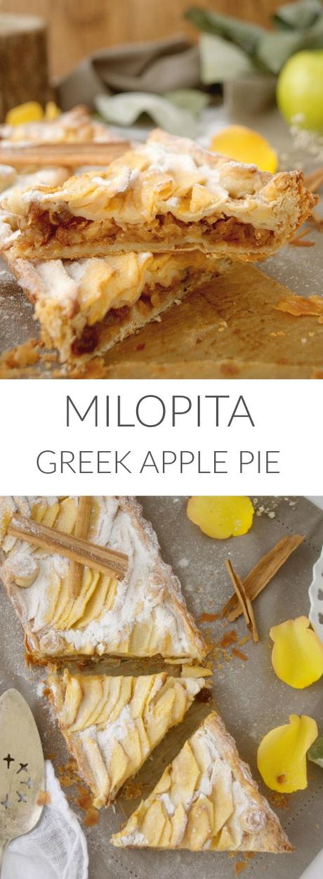 Milopita, pastel griego de manzana