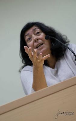 Almudena Grandes estuvo en la Biblioteca de Móstoles