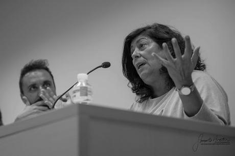 Almudena Grandes estuvo en la Biblioteca de Móstoles