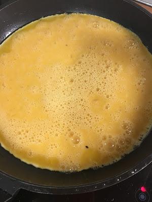 Frittata De Calabacín, Champiñones Y Queso Azul