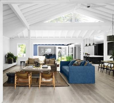 Casa Rustica de Azul intenso al Norte de Sydney