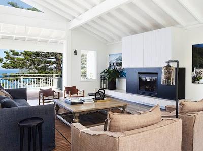 Casa Rustica de Azul intenso al Norte de Sydney