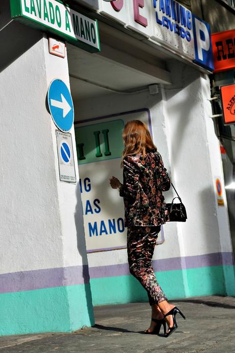 traje de chaqueta estampado traje de chaqueta estampado