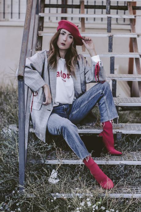 PRÍNCIPE DE GALES+ROJO=SUPER TRENDY